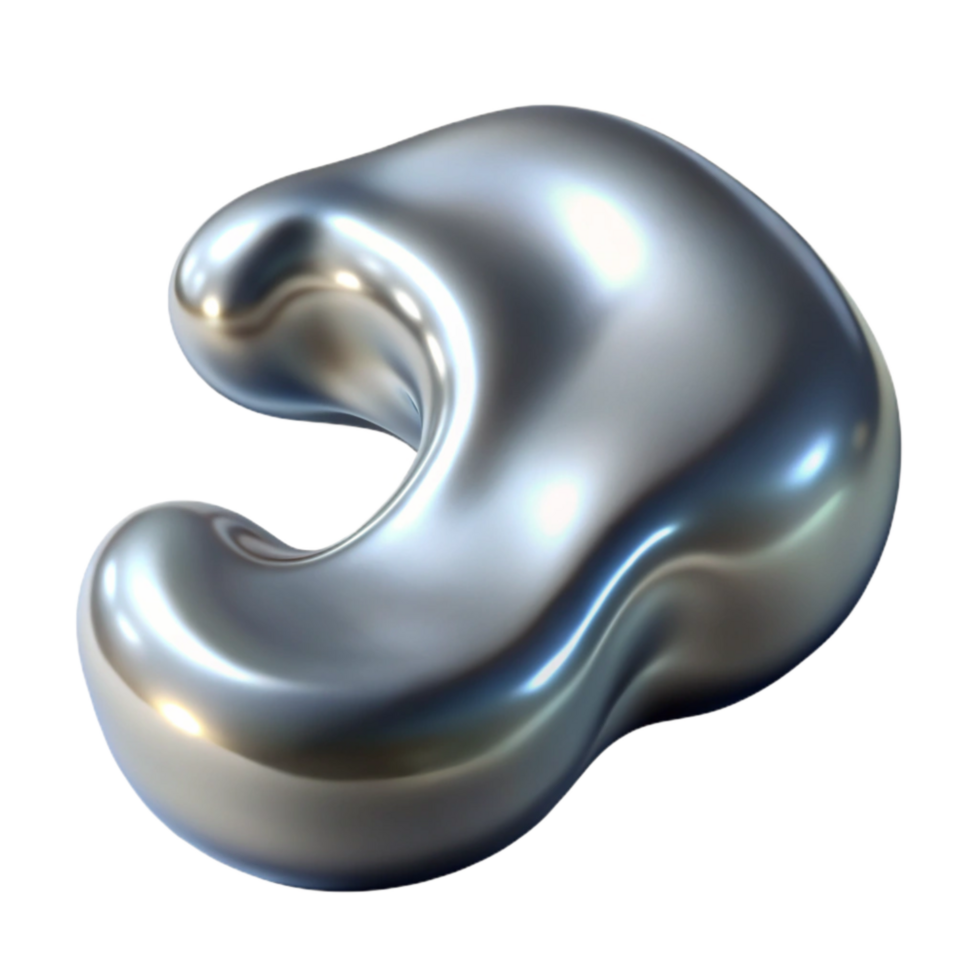 impressive classic Liquid Mercury Stream Transparent Background Cutout premium png