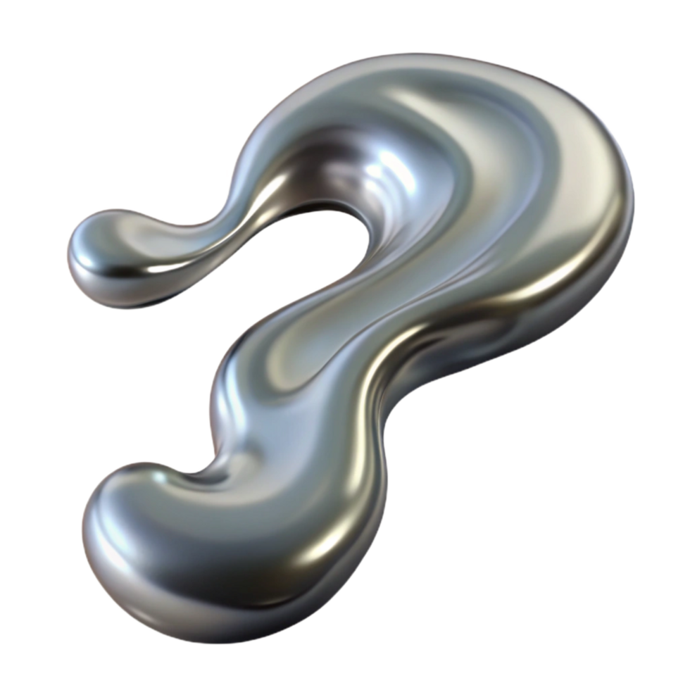 extraordinary abstract Liquid Mercury Stream Transparent Background Cutout detailed png