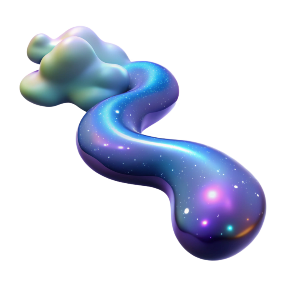 stunning rustic Nebula Stream Isolated on Transparent Background high quality png