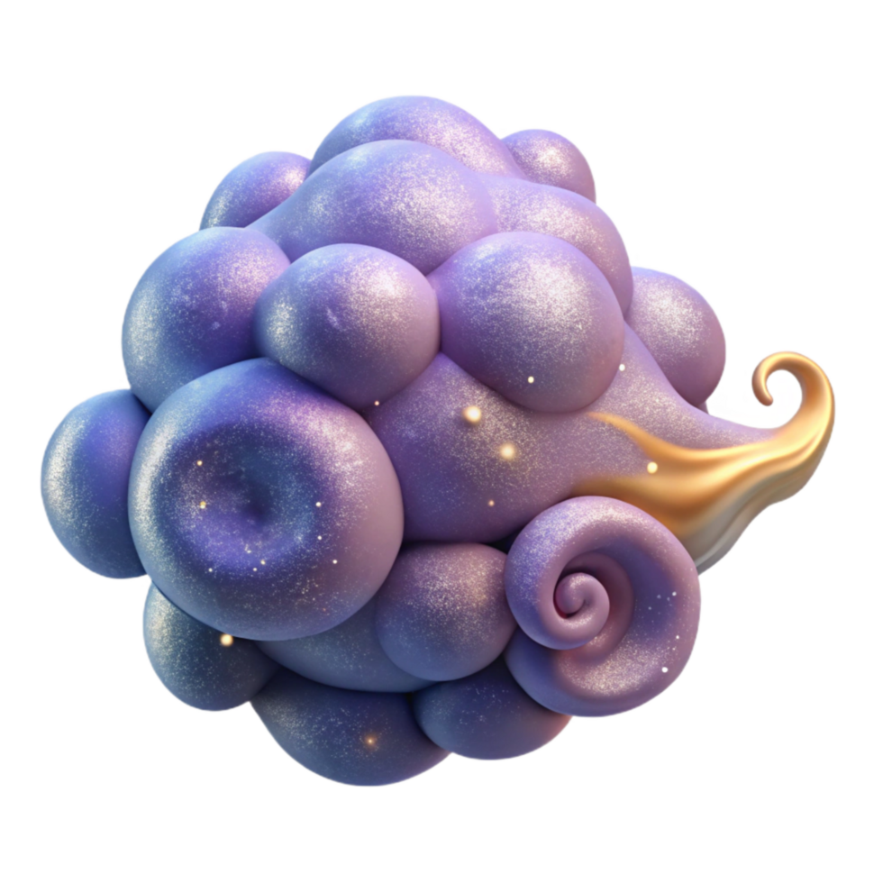 stunning contemporary Nebula Tendrils Cutout with Wispy Details authentic png