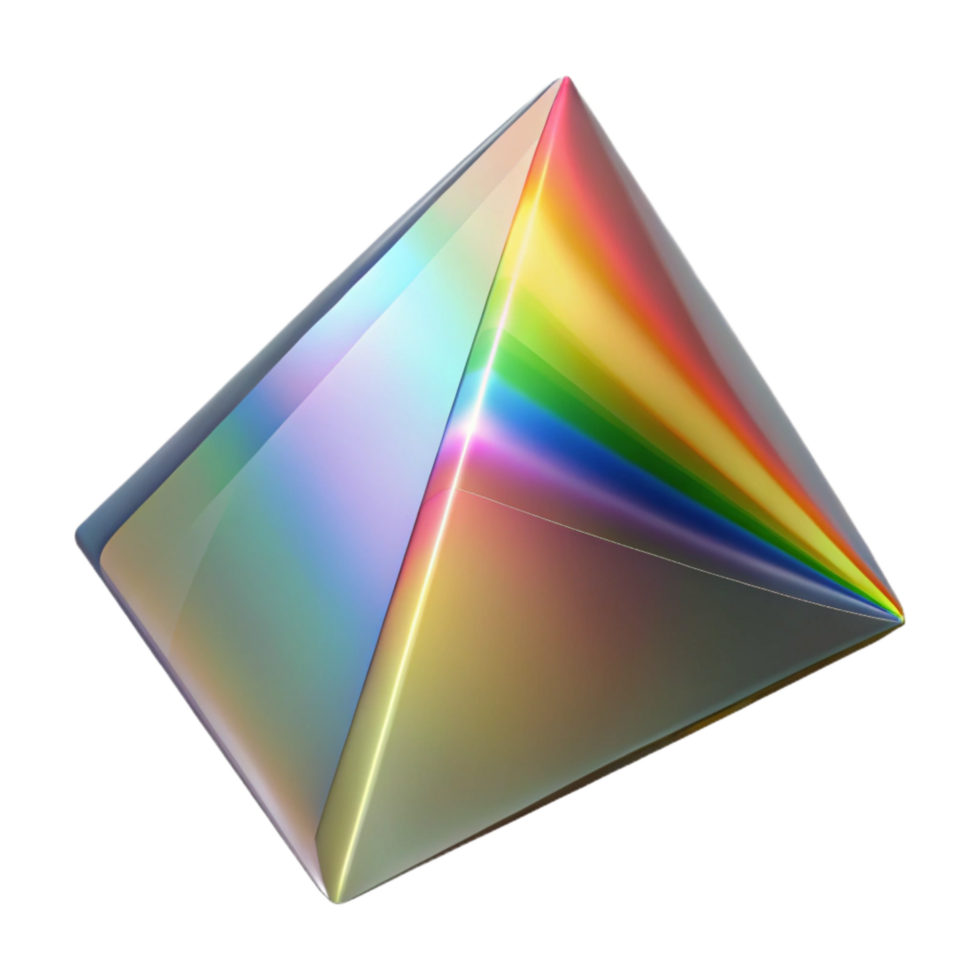 elegant rustic Prism Light Spectrum Cutout Transparent Background original png
