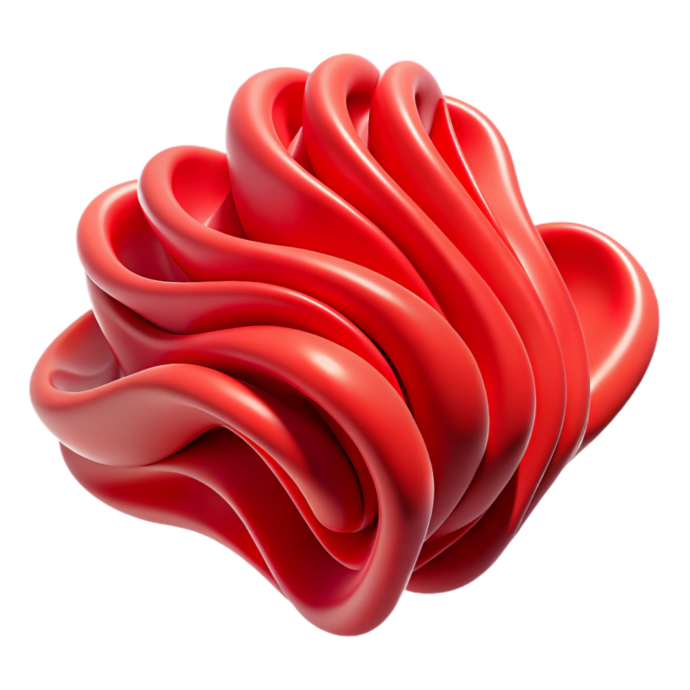 extraordinary rustic Red Flux Formation Flowing Lines Cutout high quality png
