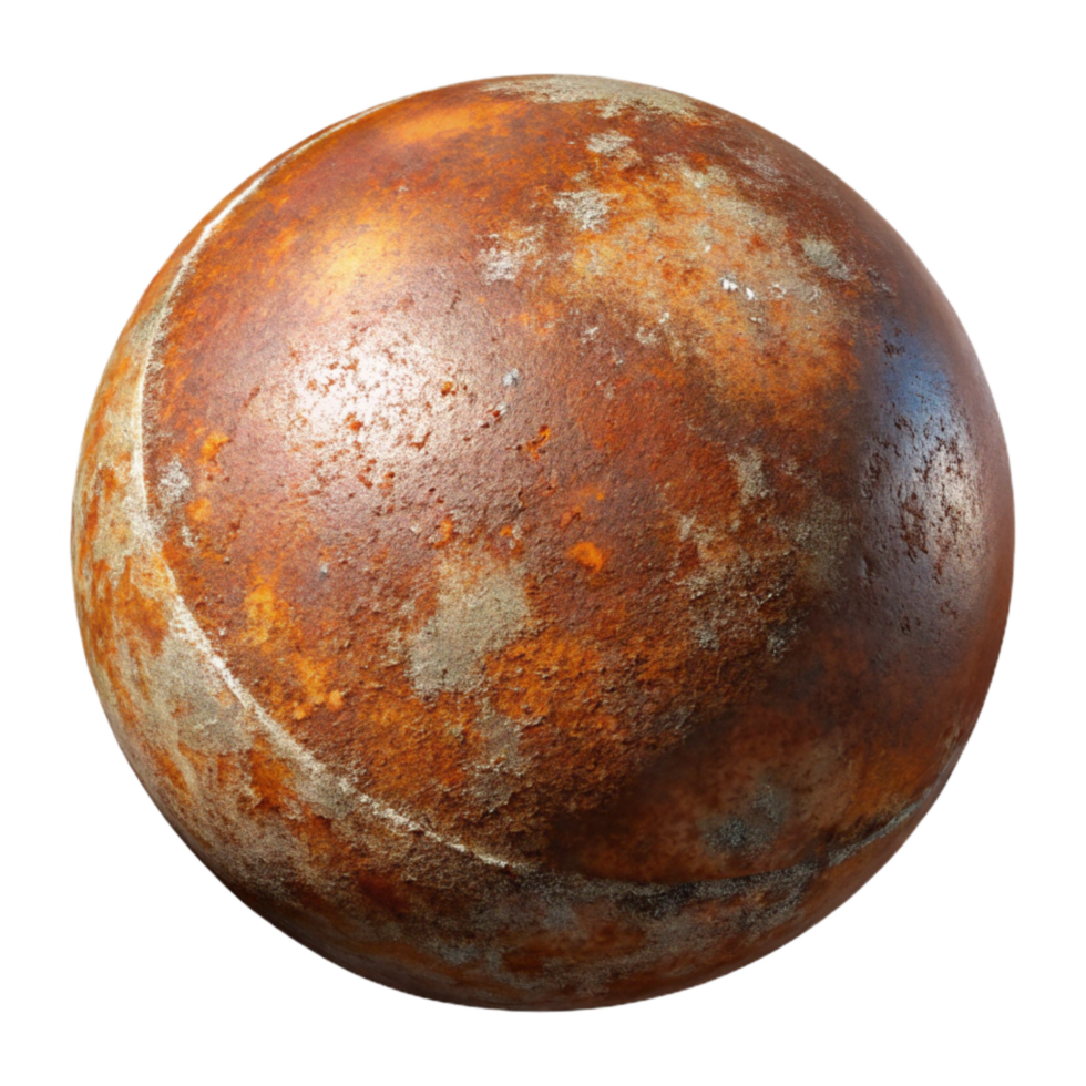 stunning classic Rusty Metal Surface with Detailed Corrosion Isolated high quality png