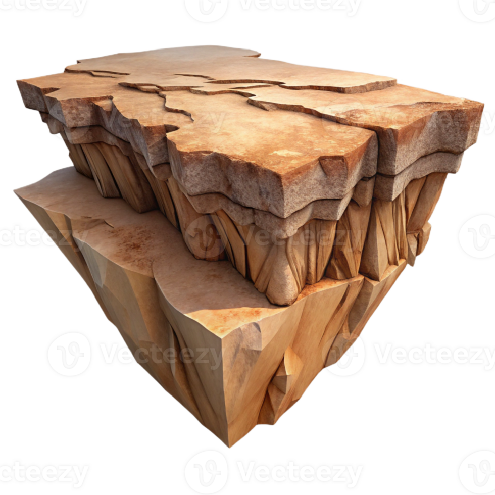 wonderful creative Stellar Steppes Cliffside Isolated with Dramatic Angle authentic png