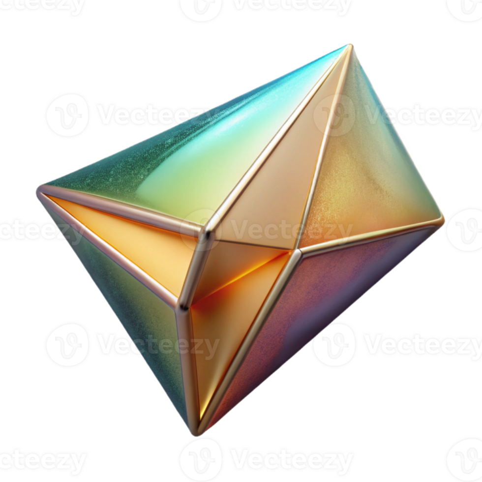 stunning classic Stylized Solar Sail with Gradient Color Cutout original png