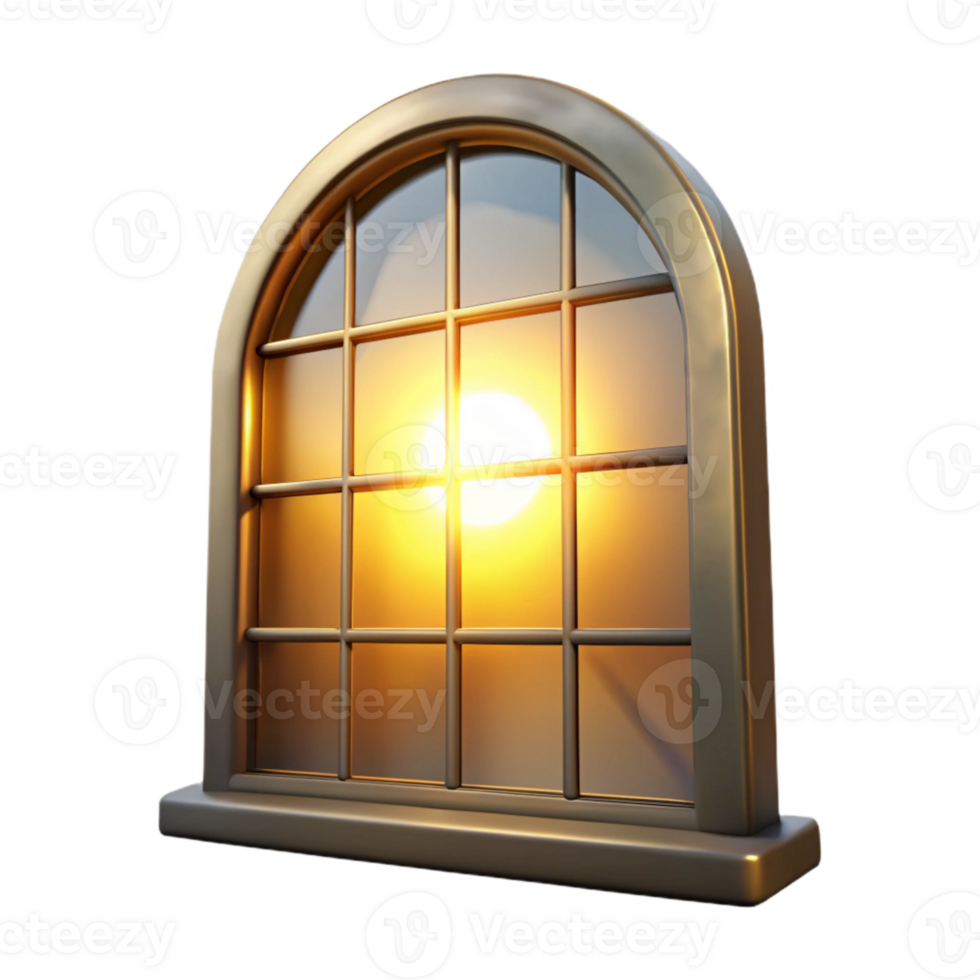 extraordinary creative Sunlight Through Window Pane Isolated premium png