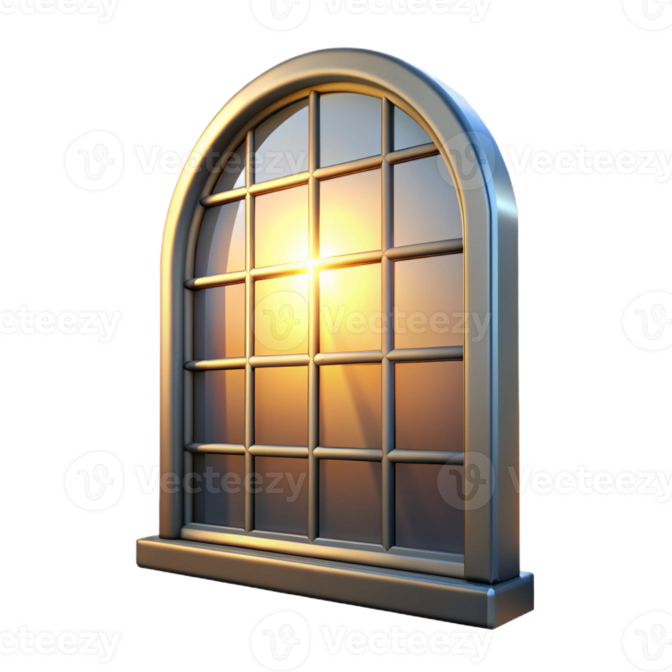 elegant traditional Sunlight Through Window Pane Isolated high quality png