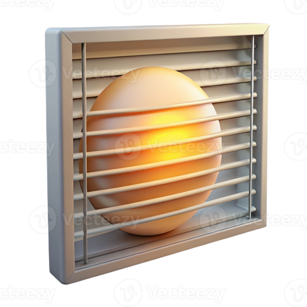 impressive rustic Sunlight Through Window Blinds Isolated authentic png