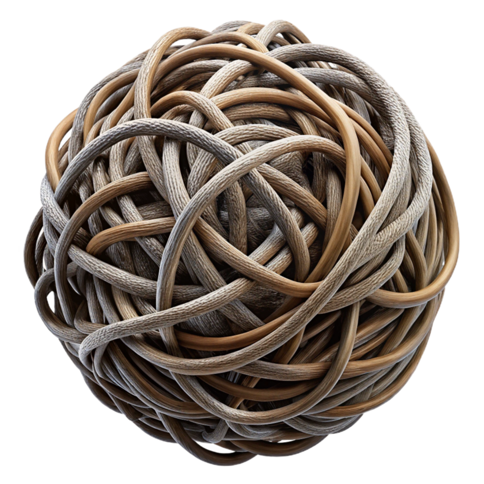 wonderful classic Tangled Threads Isolated Dark Background High Contrast professional png