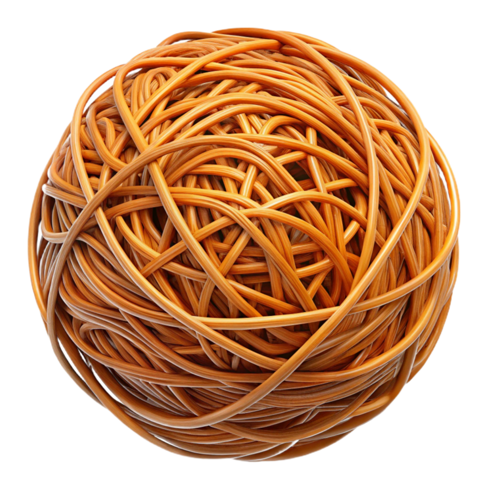 serene creative Tangled Threads Texture Cutout Brightly Lit premium png