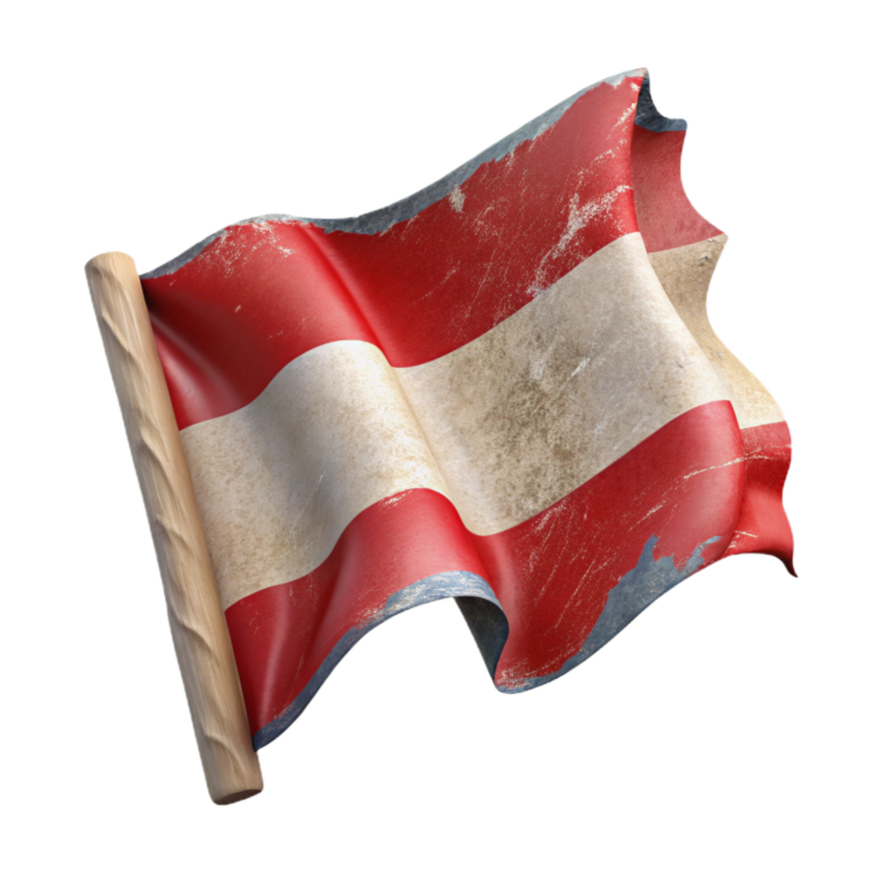 wonderful vintage Tattered Flag Texture Cutout Transparent Background high quality png