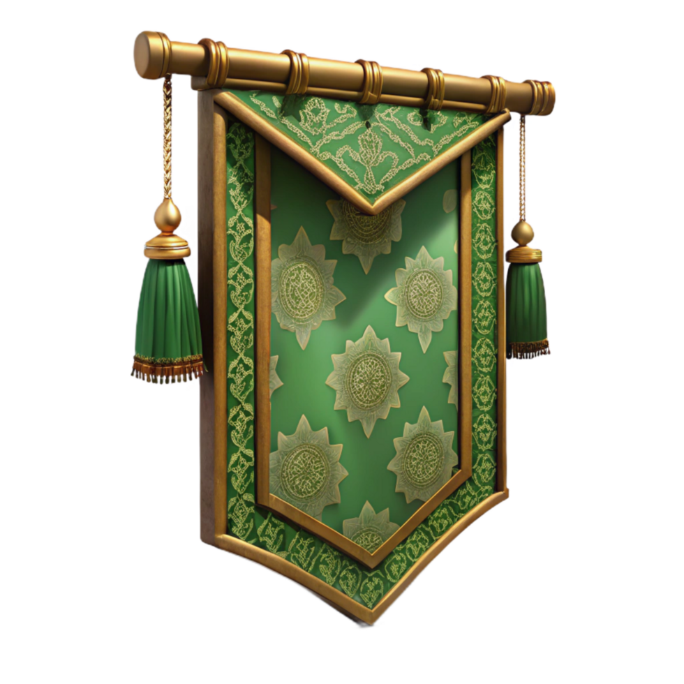 wonderful modern Terraverde Tapestry Border Cutout Isolated with Shadow professional png