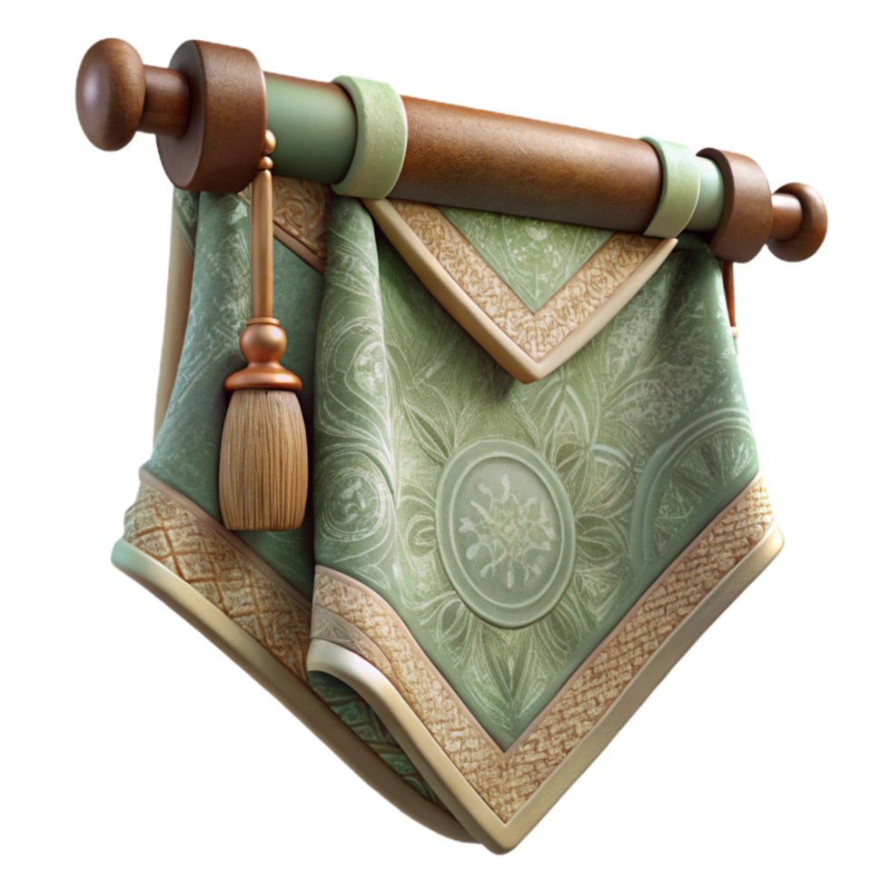 wonderful vintage Terraverde Tapestry Edge Detail Isolated Design Element high quality png