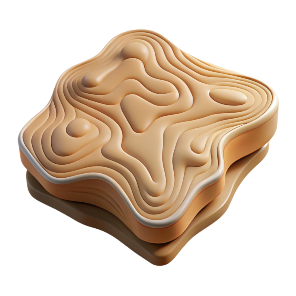 vibrant traditional Topographic Map Layer Transparent Background Customizable detailed png