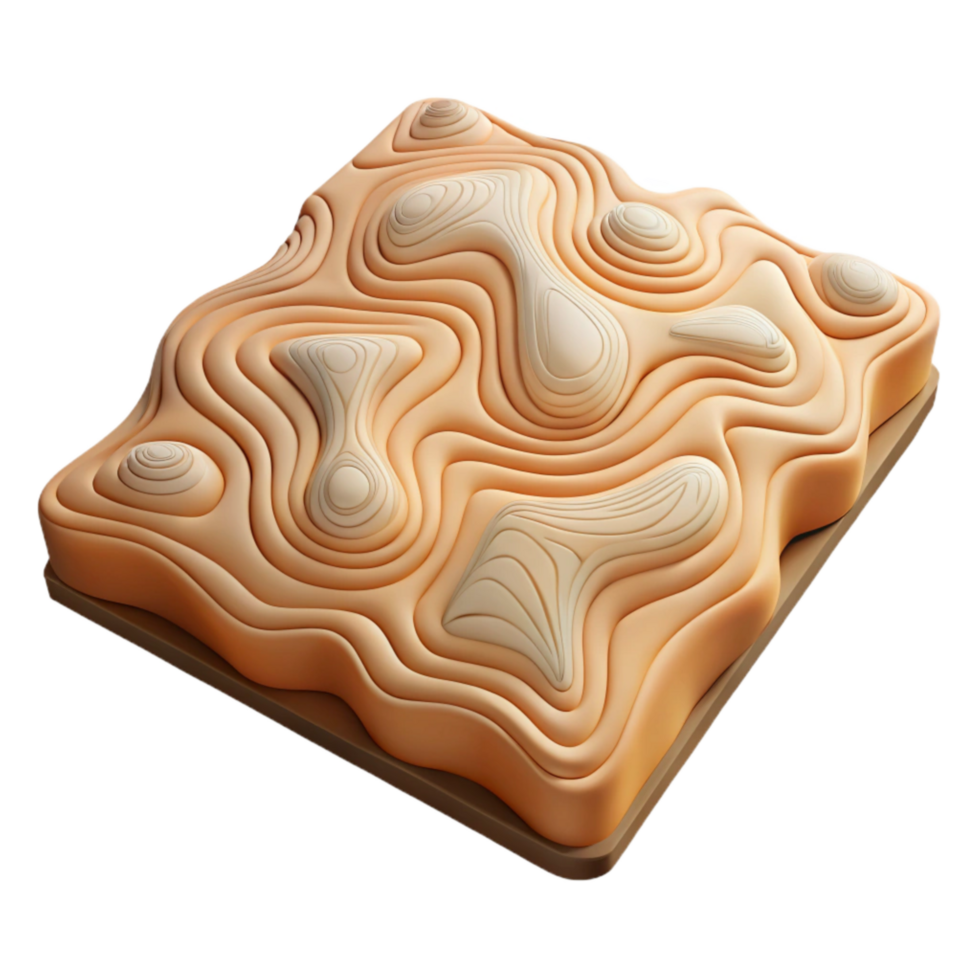 elegant contemporary Topographic Map Layer Transparent Background Customizable high quality png