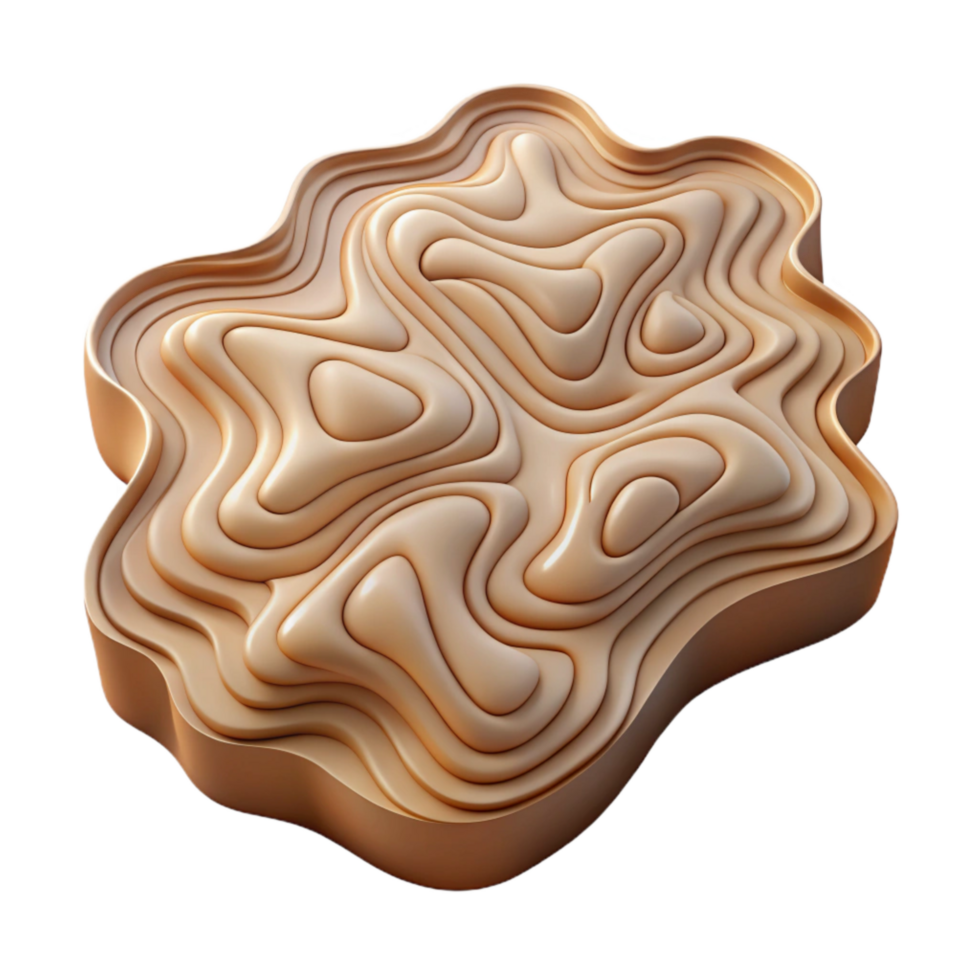 extraordinary creative Topographic Map Texture with Transparent Background authentic png