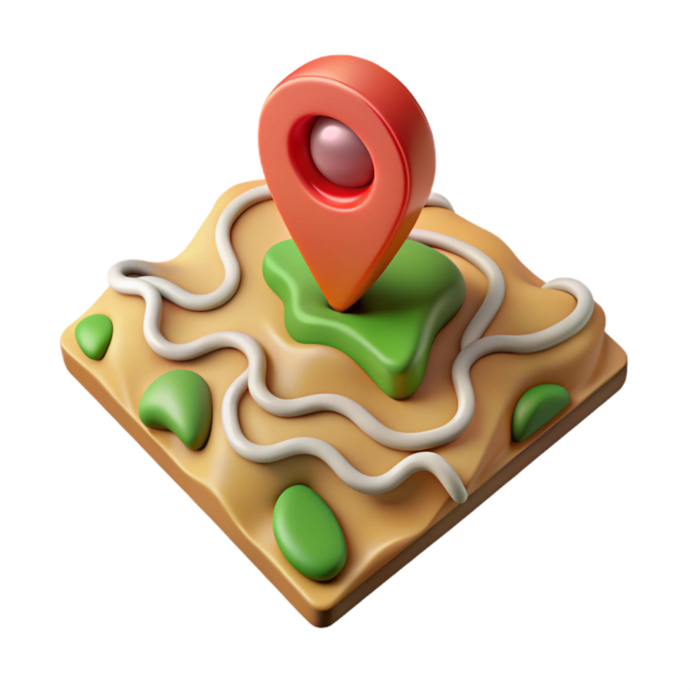 elegant minimalist Topographic Map with Legend Transparent Background Key Information genuine png