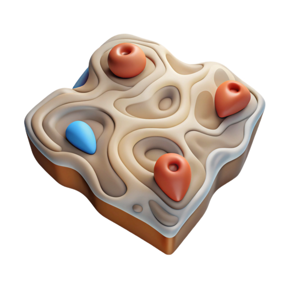 beautiful abstract Topographic Map with Legend Transparent Background Key Information premium png