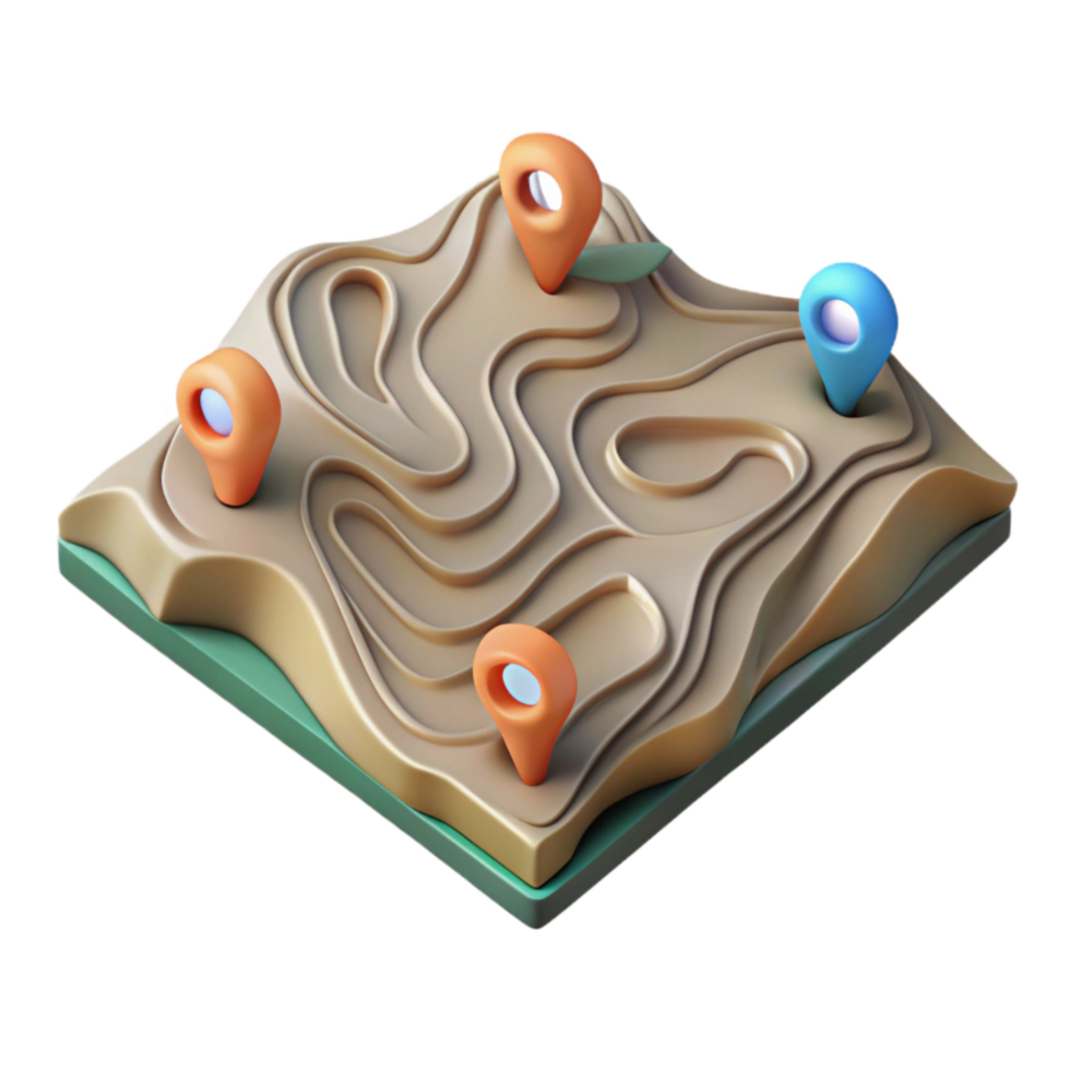 wonderful contemporary Topographic Map with Labels Transparent Background Clear Text high quality png