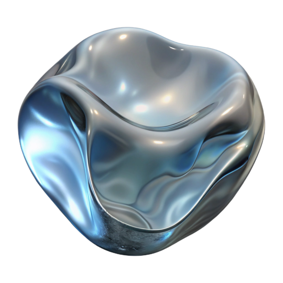 elegant vintage Top View Distorted Glass Reflection Cutout original png
