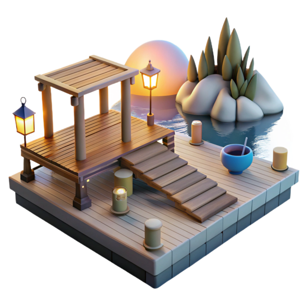 dramatic rustic Top View Luminari Maze Isolated Glowing Walls png
