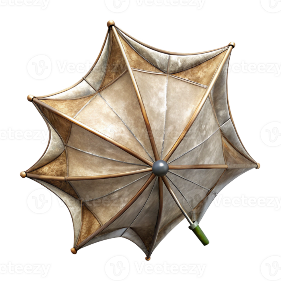 serene classic Unfurling Solar Sail Isolated Front View professional png