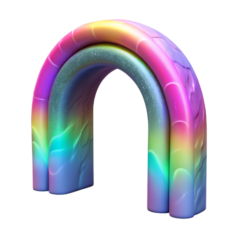magnificent creative Vibrant Auroral Arch Transparent Background Ethereal Gateway high resolution png
