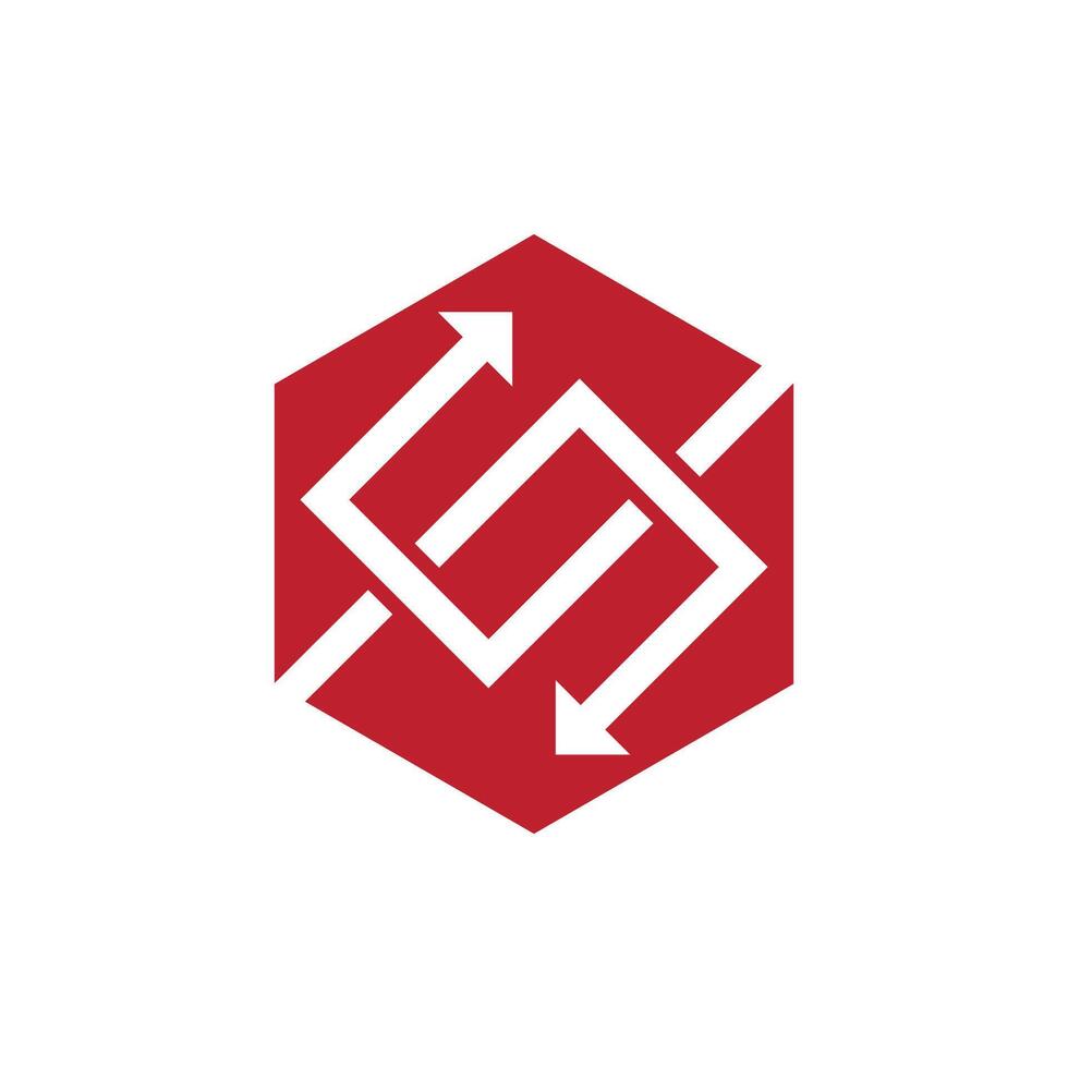 Arrow illustration logo symbol vector