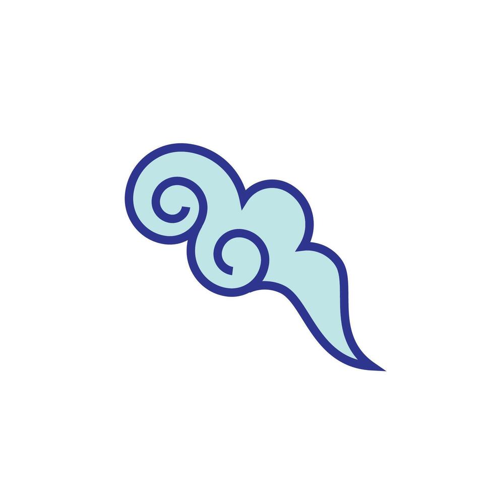 Logo Cloud illustration logo design vector