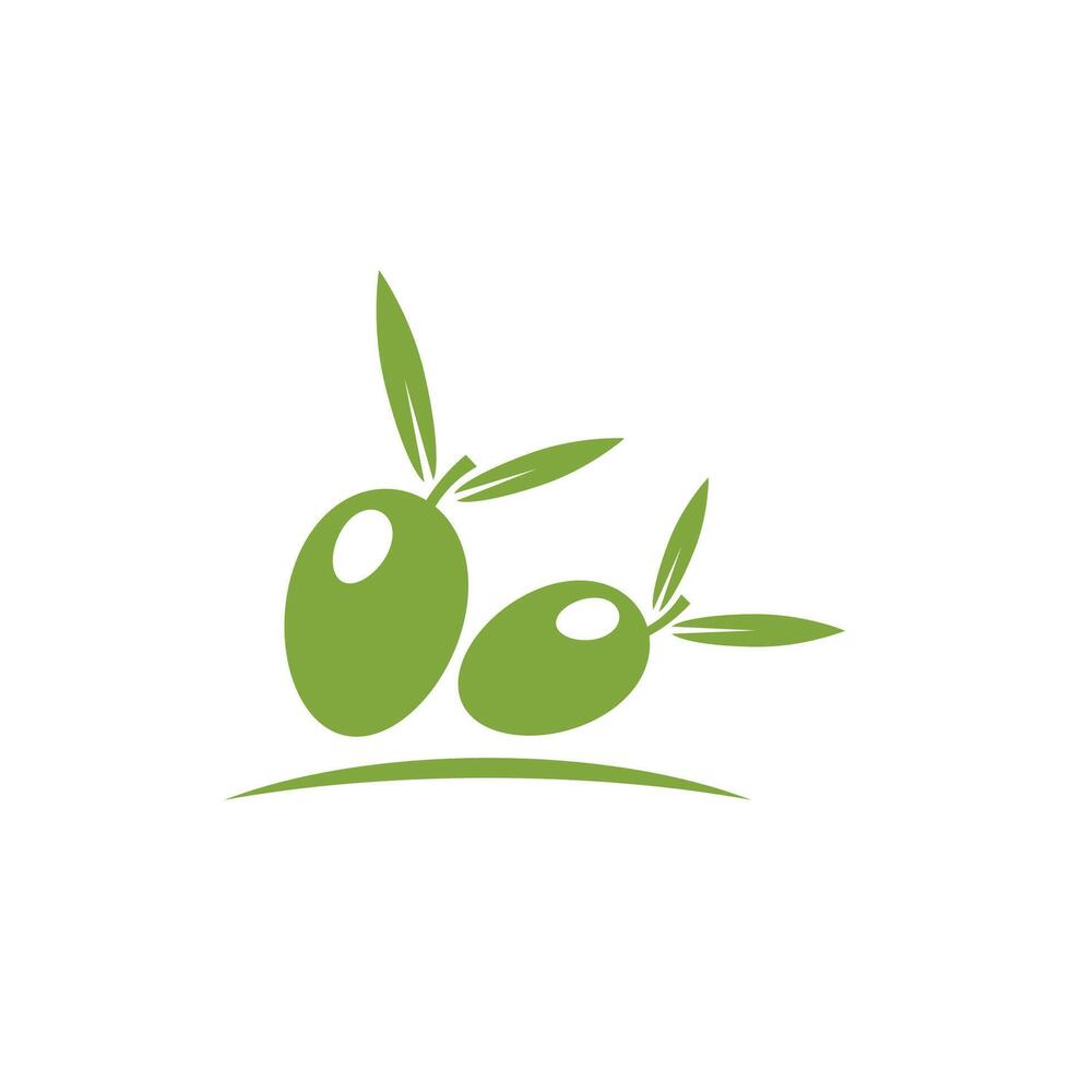 Green olive icon design vector