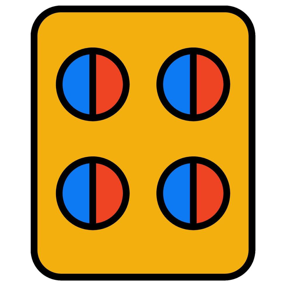 Medicine Filled outline icon. Editable stroke. vector