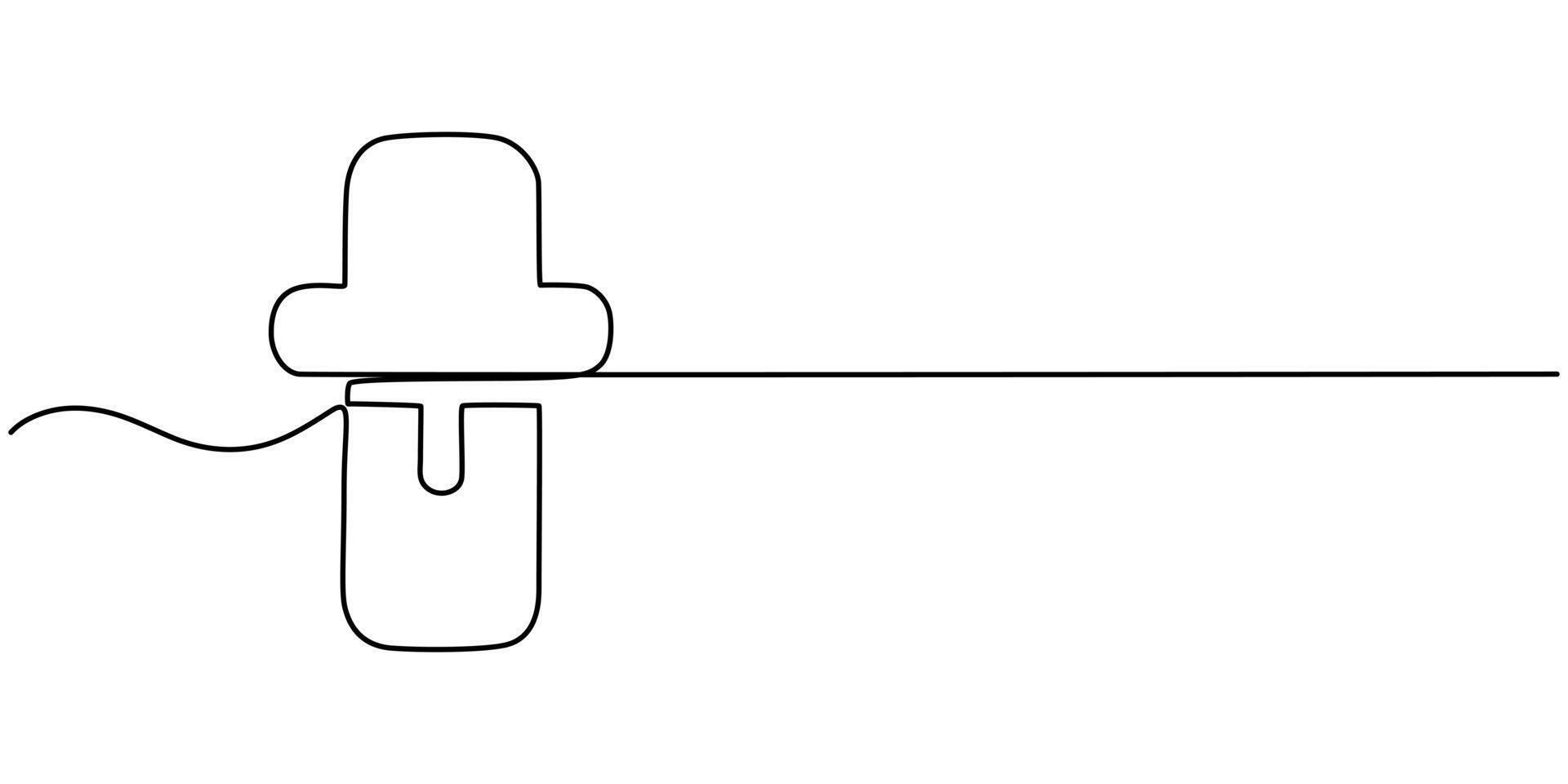continuous on drawing of one line icon of transmission stick on car.isolated white background, vector
