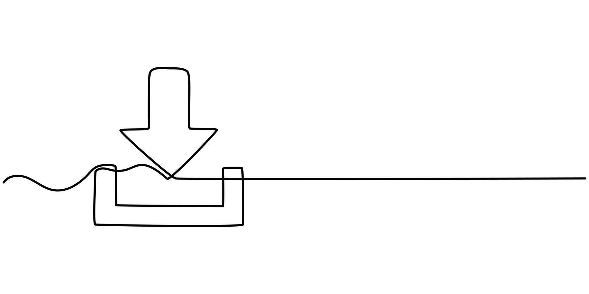 continuous one line drawing, social media icons vector
