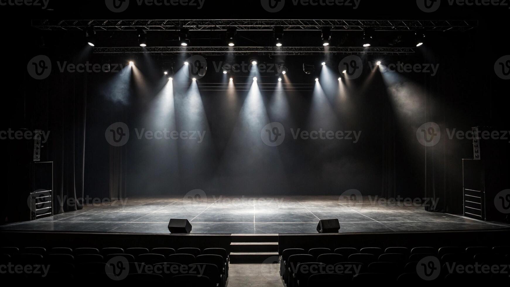 Stage Light Arrangement for Outdoor Stadium Show photo