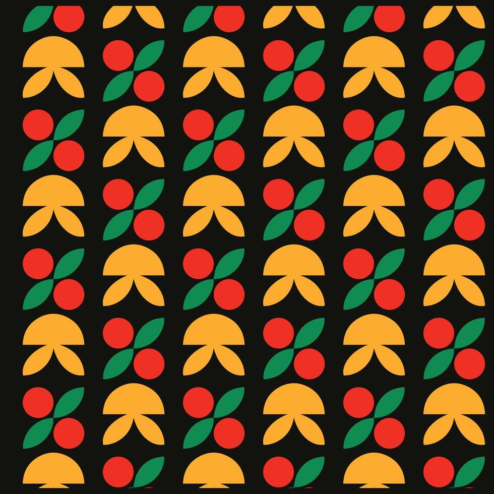 Bauhaus design background vector