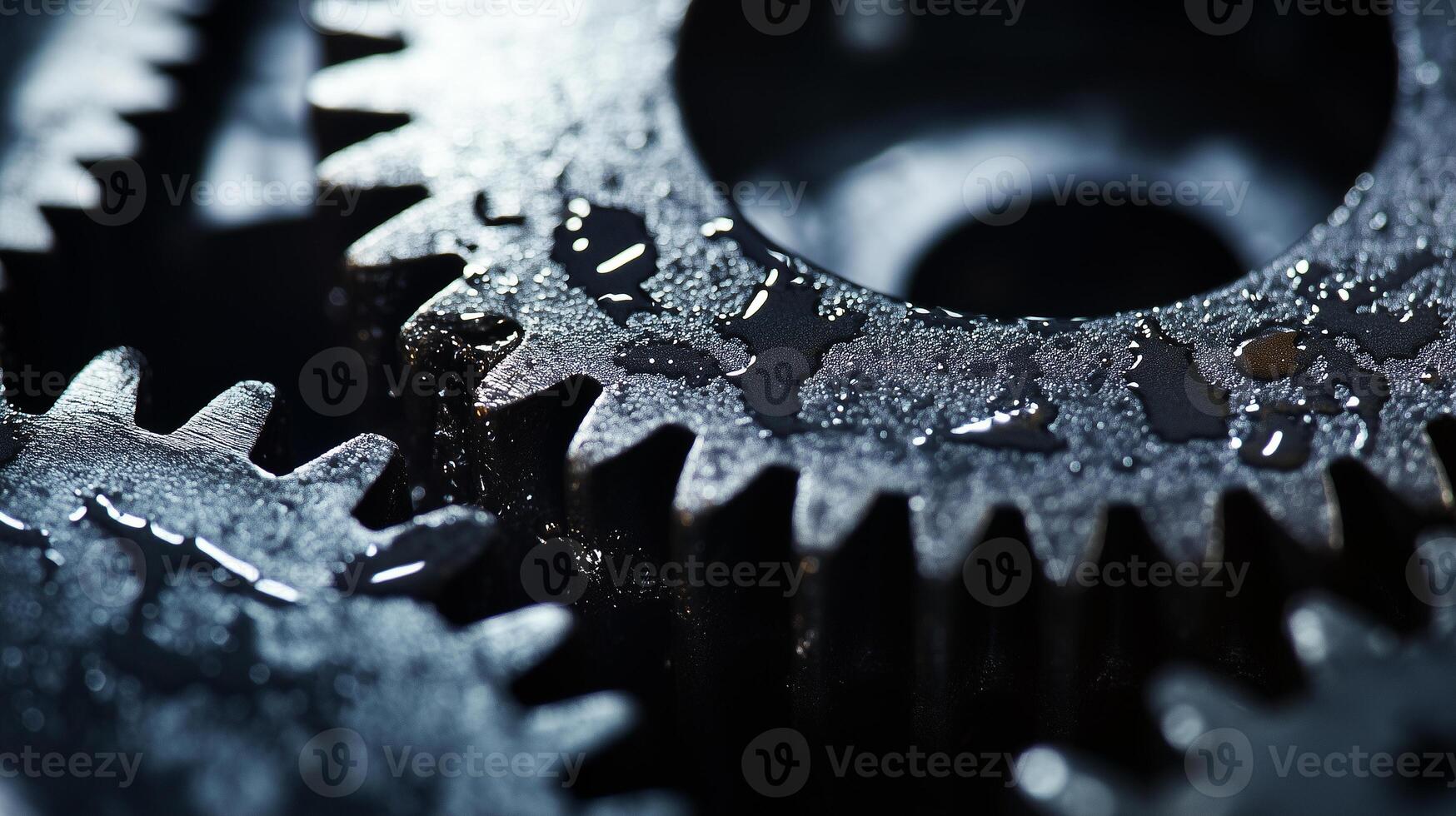 Metallic Gears And Cogs macro shot photo