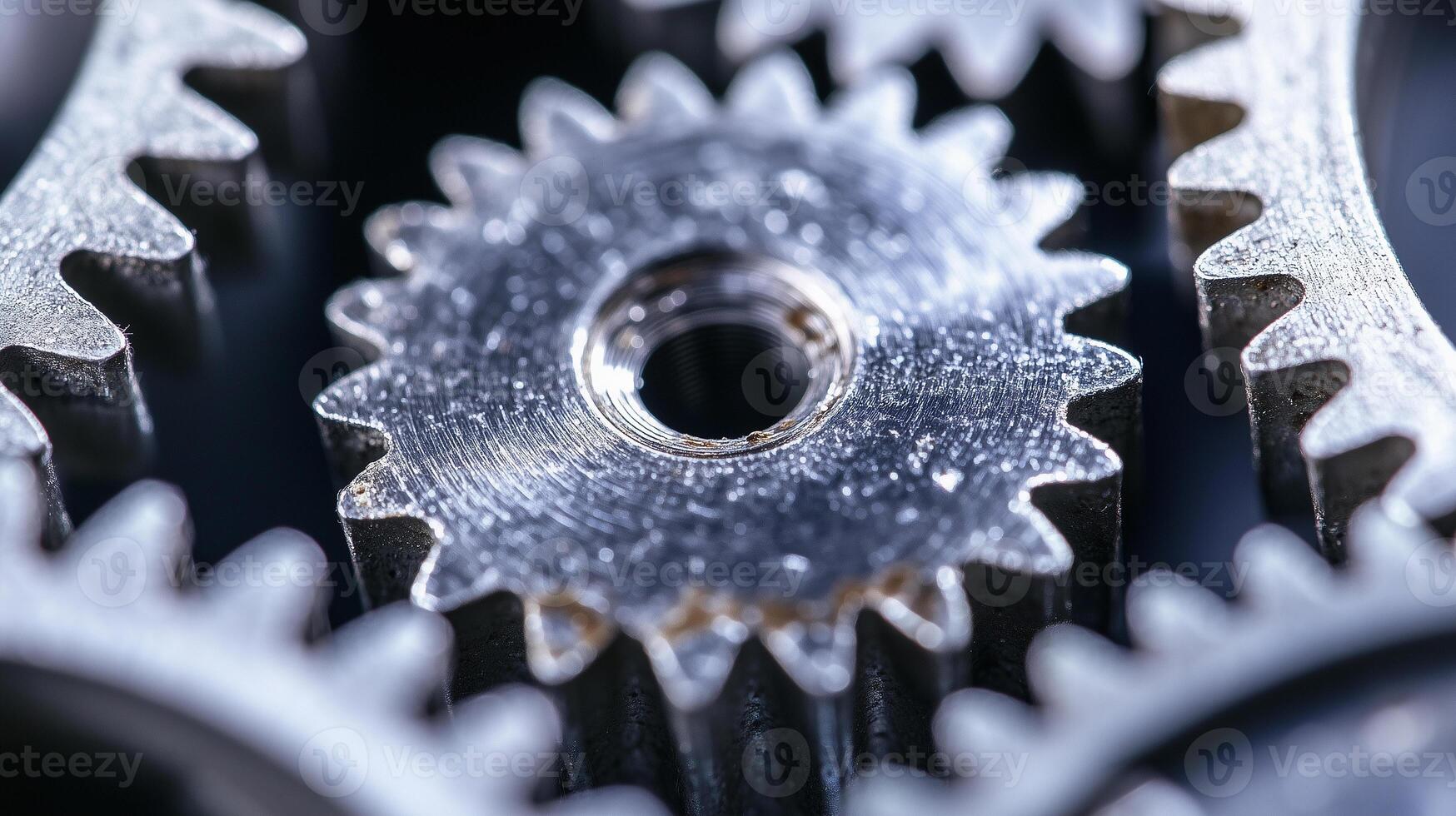 Mechanical Gears. The foundation of machine-driven innovation. photo