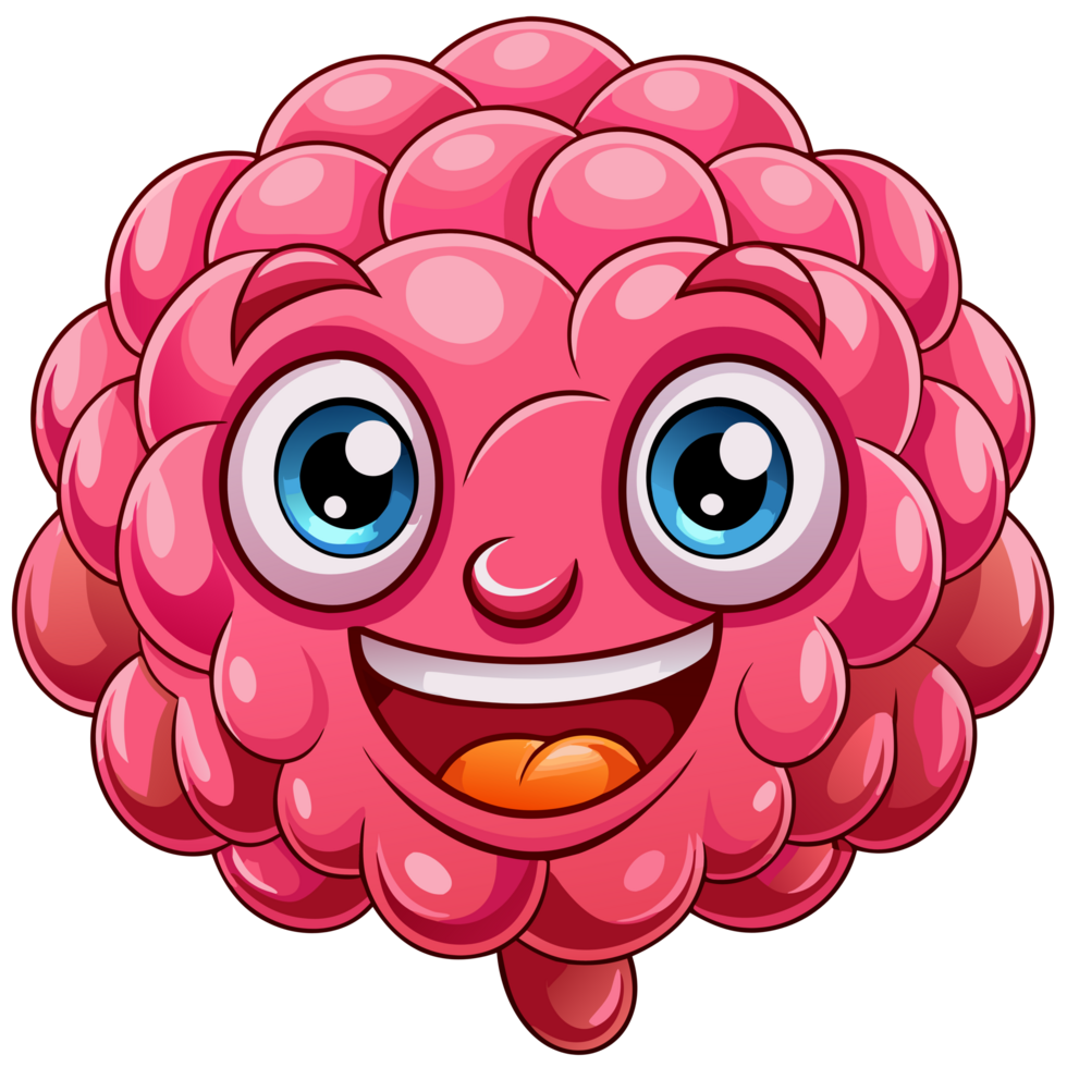 Thinking Brain Character for Creative Concepts png