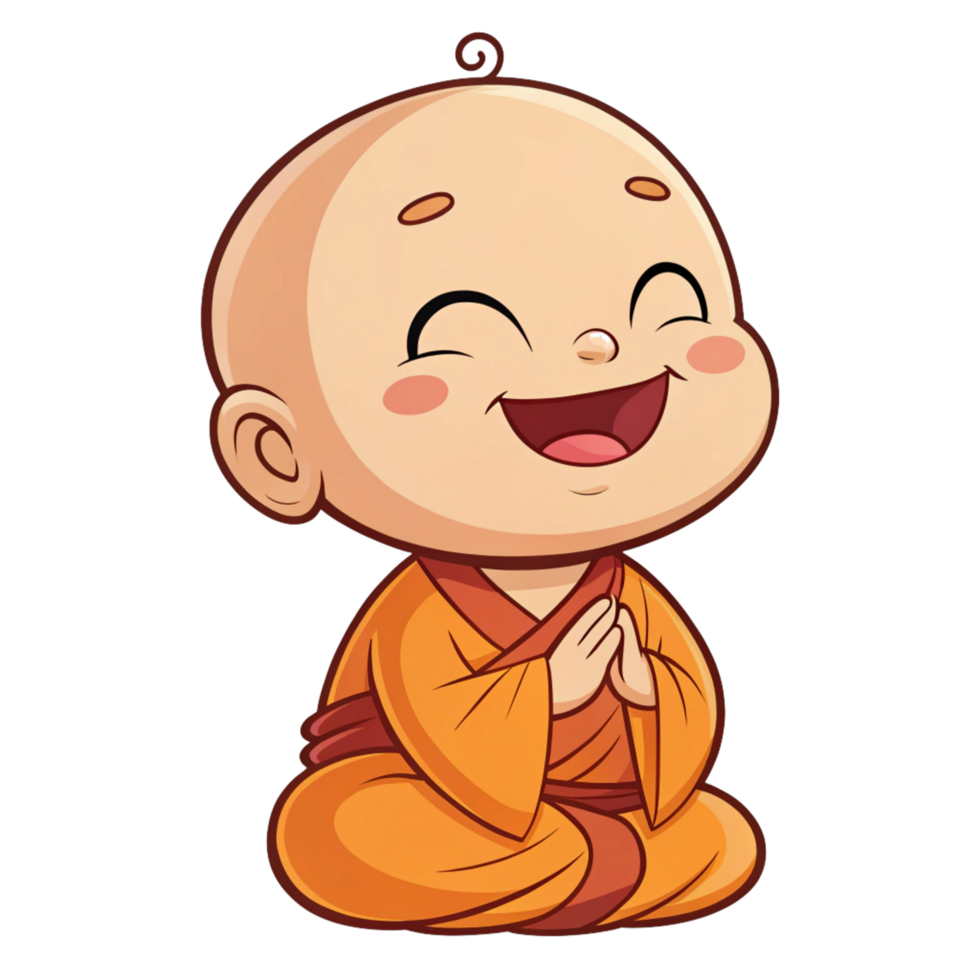 Peaceful and Wise Baby Buddha Transparent Image png