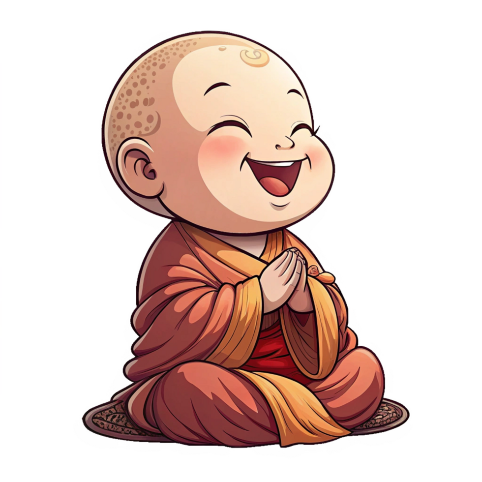 Joyful Buddha Baby Representing Enlightenment png