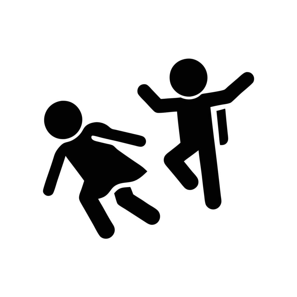 Pictogram Illustration Of Children Playing And Having Fun On White Background vector