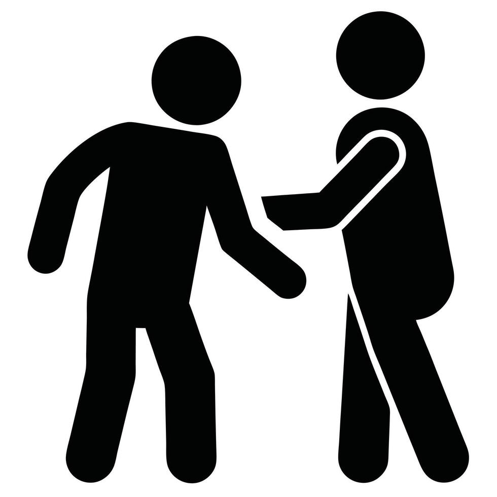 Business Deal Pictogram Agreement And Negotiation With Simple Design Elements vector