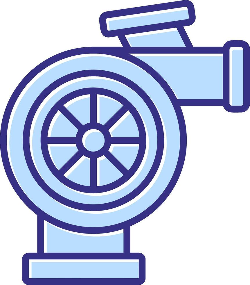 Turbo Icon Symbol Art vector