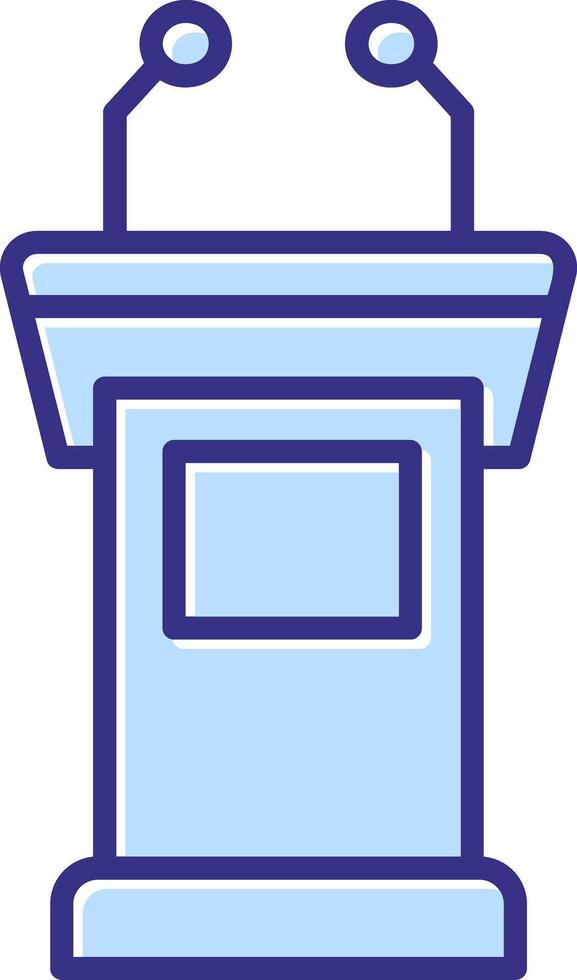 Tribune Icon Symbol Art vector