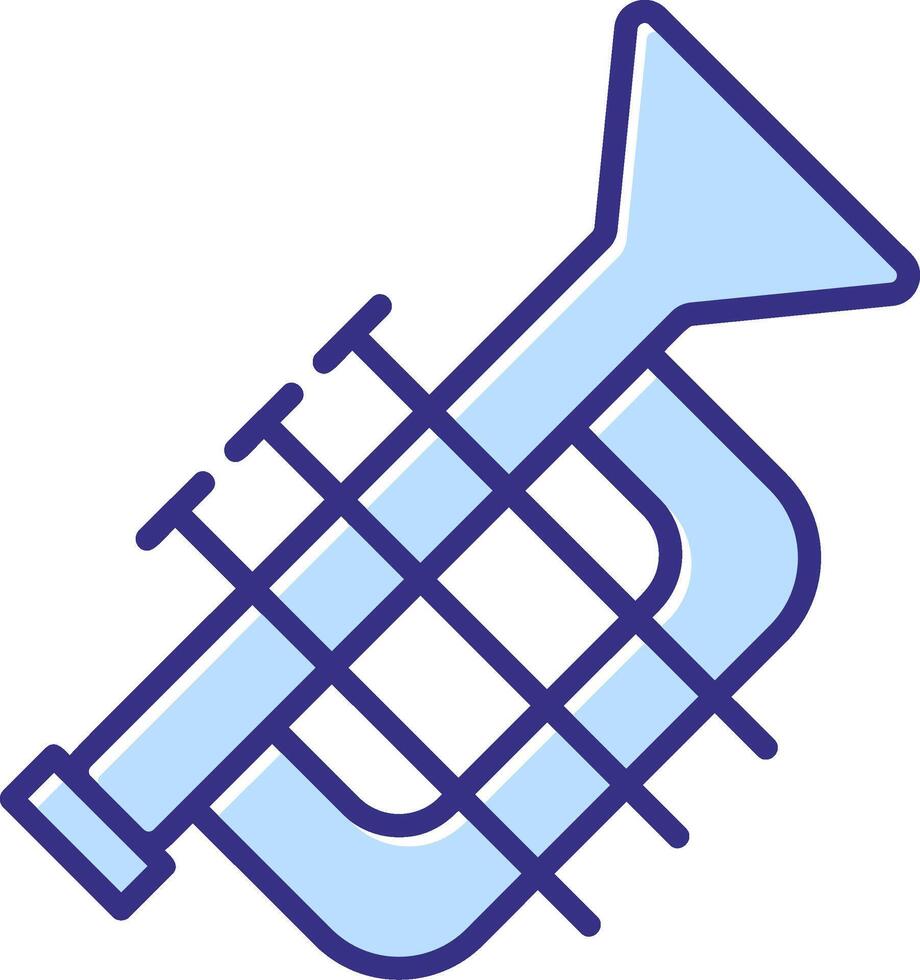 Trumpet Icon Symbol Art vector