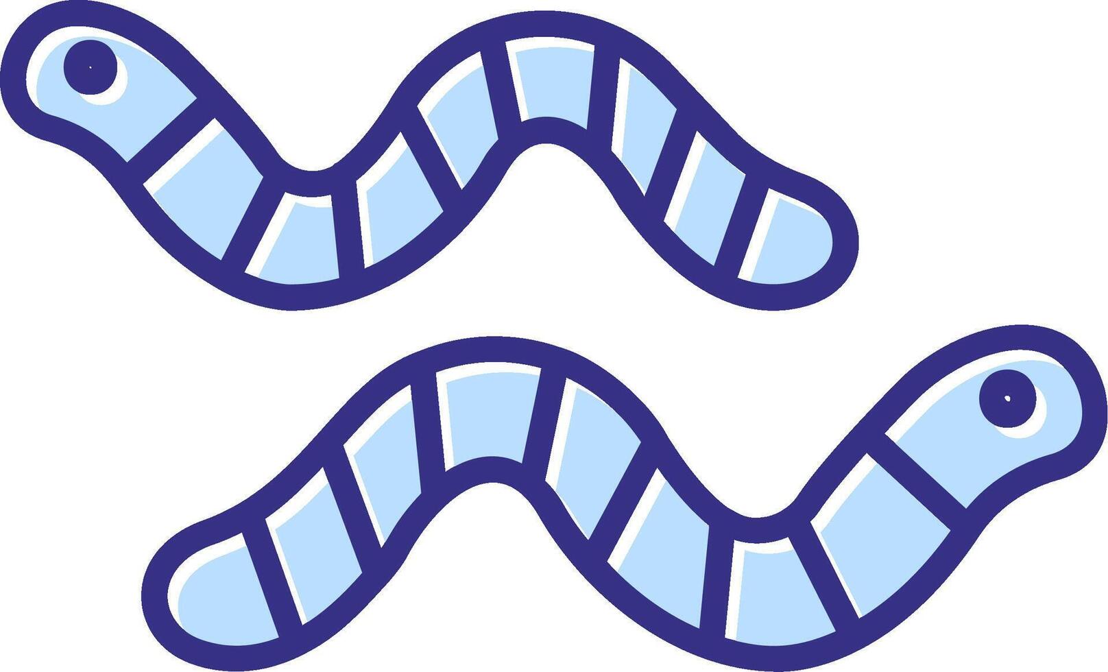 Worm Icon Symbol Art vector