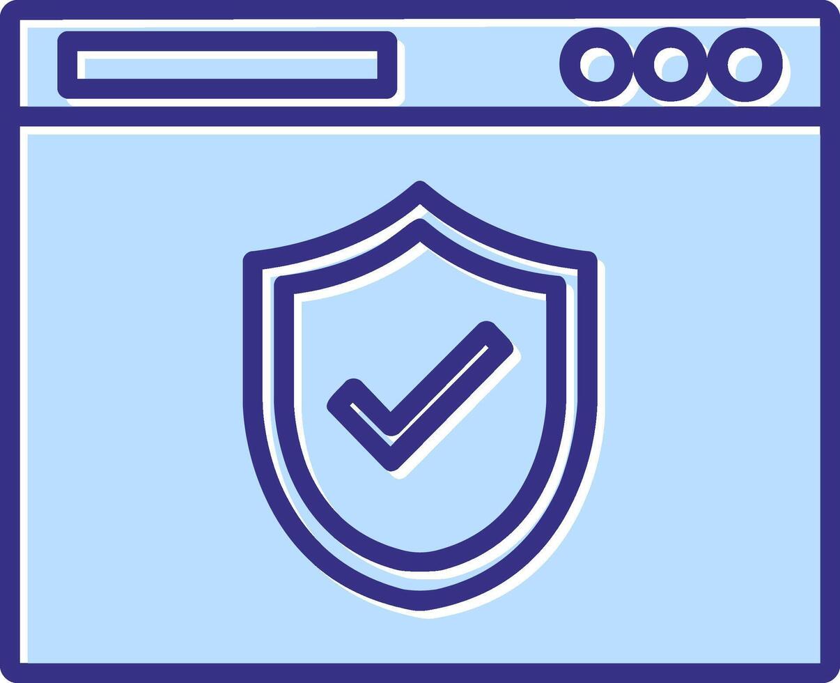 Web Security Icon Symbol Art vector