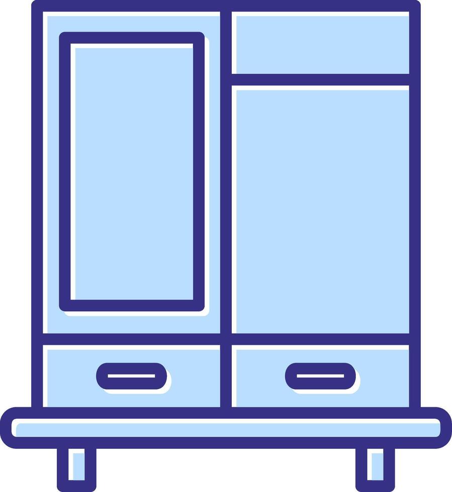Wardrobe Icon Symbol Art vector
