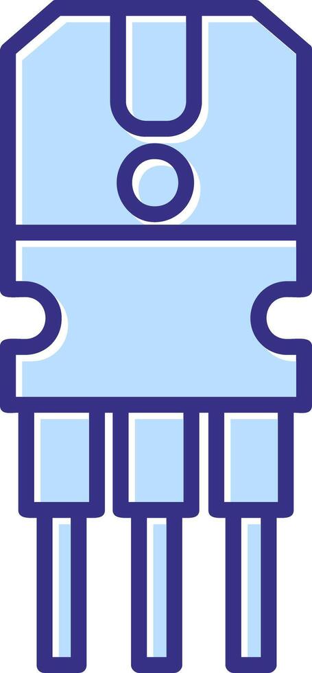 Transistor Icon Symbol Art vector