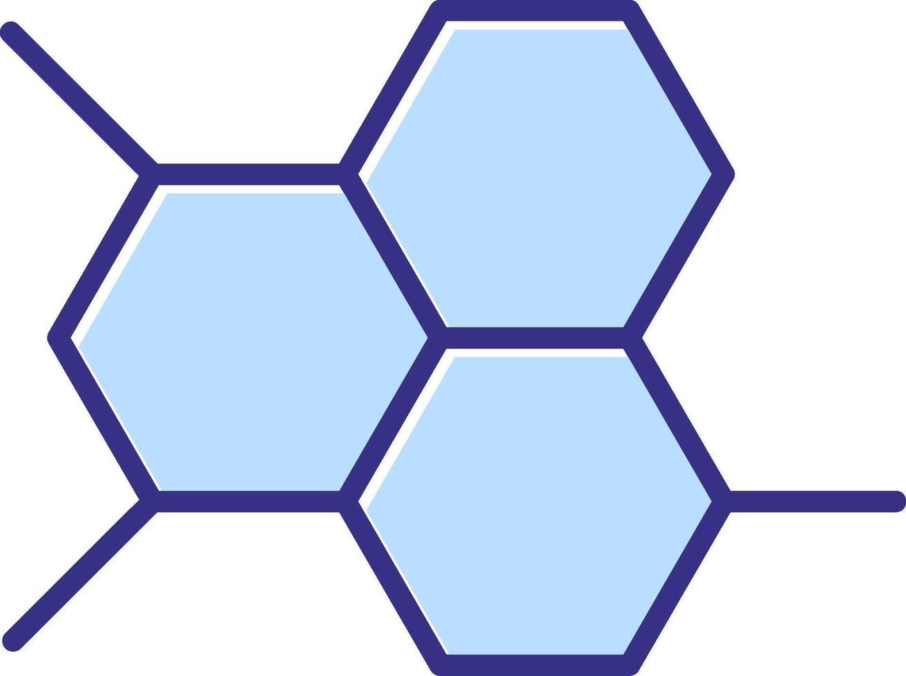 Molecular Icon Symbol Art vector